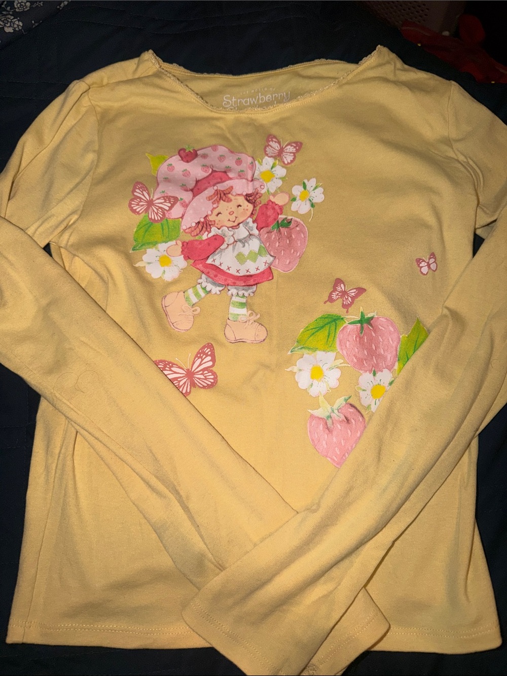 Strawberry Shortcake Yellow Long-Sleeve